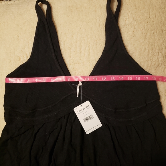 Free People Boho FP Zinia Tank Top Black LG XL - Picture 10 of 11